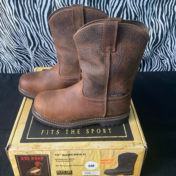 Men’s Sz 9m Red Head Boots main image 5